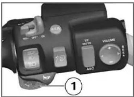 OFF-ON TP MUTE VOLUME ASC ①