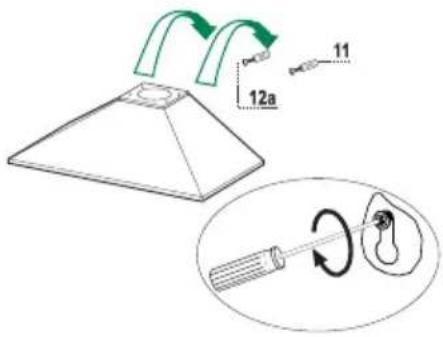RANGEMASTER LEIHDC60BB - Montagem do corpo do extractor - 1