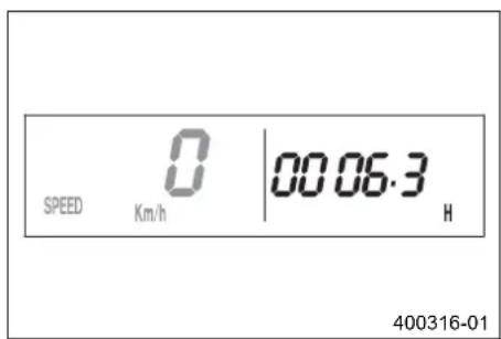 SPEED 0 Km/h | 00.06.3 H 400316-01