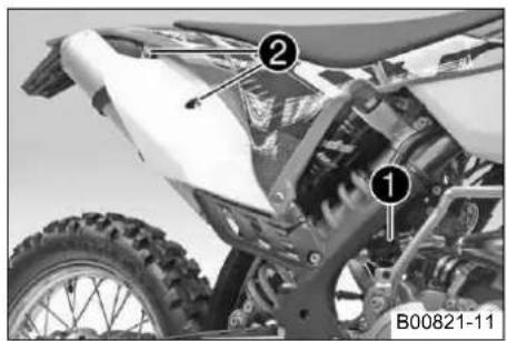 KTM 200 EXC (2012) - Τοποθέτηση σιλανσιέ - 1