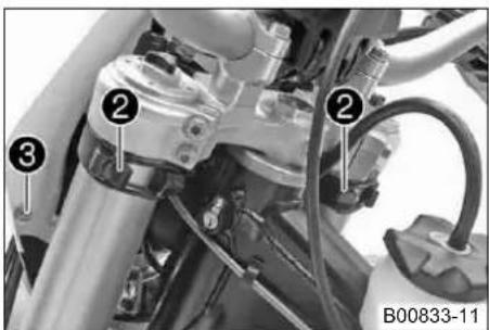KTM 250 XC-W (2012) - Αφαίρεση μάσκας μπροστινού φαναριού με το φανάρι (Όλα τα μοντέλα EXC) - 4