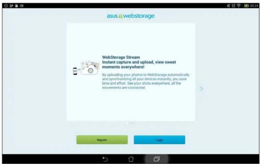 ASUS Transformer Pad TF303CL - ASUS WebStorage - 1