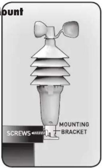bunt MOUNTING BRACKET SCREWS ←←→