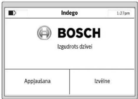 Indego 1:27pm BOSCH Izgudrots dzivei Applaušana Izvelne