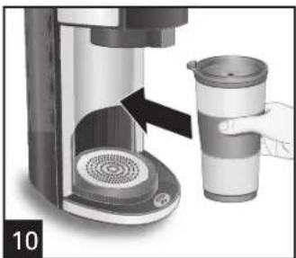 HAMILTON BEACH FlexBrew - How to Brew Ground Coffee or Soft Pod (cont.) - 5