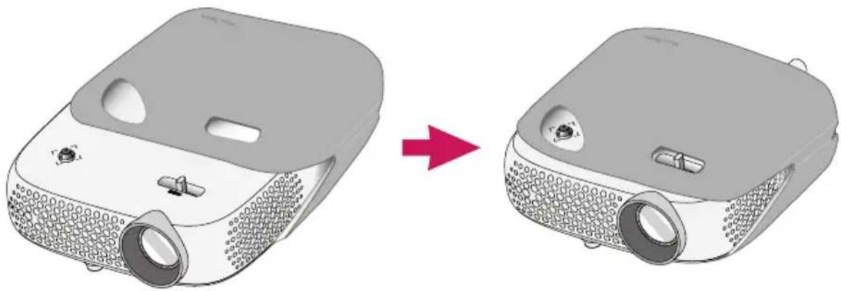 LG PW800 - Avertissement lors de l'utilisation d'un étui - 1