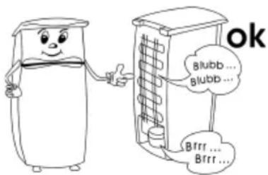ok Blubb ... Blubb ... Brrr ... Brrr ...