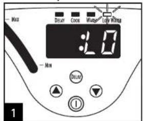- MAX DELAY COOL WARS LOW WATER : 2.0 - MIN DELAY ① 1