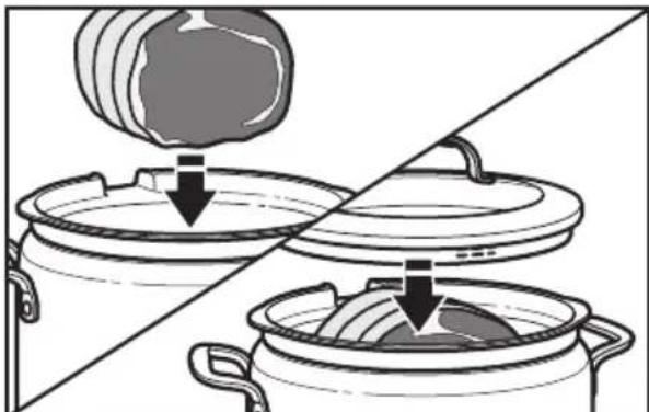KITCHENAID 5KMC4241 - Rôtissage avec la grille à rôtir - 2