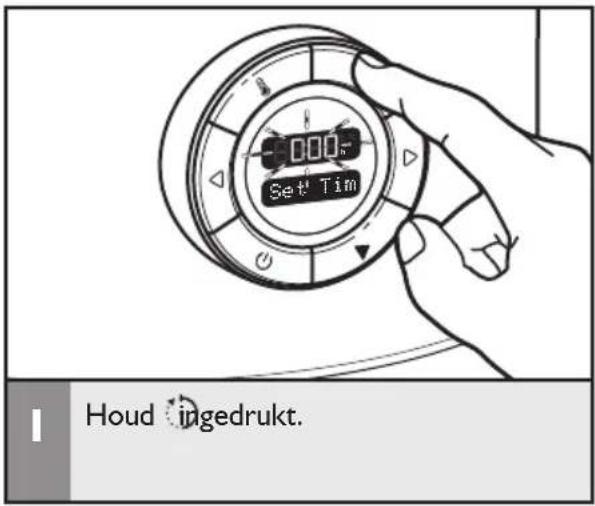 Set Tim Houd ingedrukt.