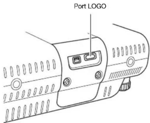 CASIO XJ-M141 - Pour relier le port LOGO du projecteur au port USB de l'ordinateur - 1