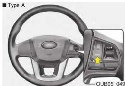 KIA Rio (2015) - Pour accélérer temporairement alors que le régulateur est en circuit : - 1