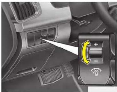 KIA Rio (2015) - MISE EN GARDE - Rétroviseur extérieur à commande électrique - 2