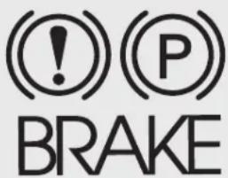 (! (P) BRAKE