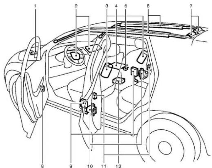 Technical diagram of a mechanical device with numbered components for identification