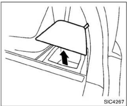 NISSAN Rogue Select (2015) - Toavoiddamage, donotloadmore than 22lbs(10kg) of cargo into the luggagefloorbox. - 1