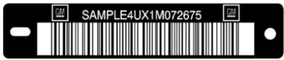GM SAMPLE4UX1M072675 GM