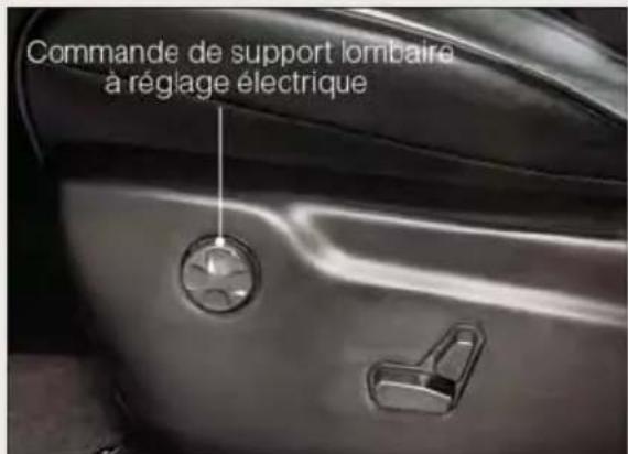Commande de support lornbaire à réglage électrique