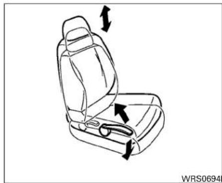 NISSAN Versa (2012) - Inclinaisondudossierversl'arrière - 1