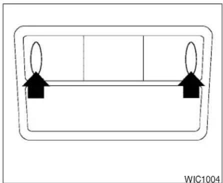 NISSAN Versa (2008) - LAMPES DE LECTURE (selon l'équipement du véhicule) - 1