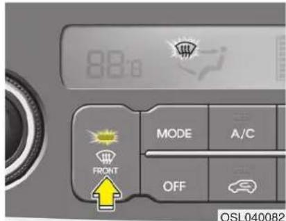 88:0 MODE A/C OFF FRONT OSL040082