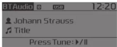 BTAudio USB 12:20 Johann Strauss Title Press Tune:▶/II