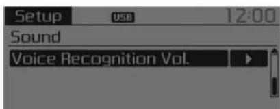 Setup USB 12:00 Sound Voice Recognition Vol.