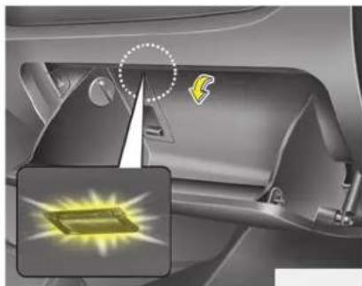 KIA Sportage (2016) - Fonction d'éclairage intérieur d'accueil (si équipé) - 2