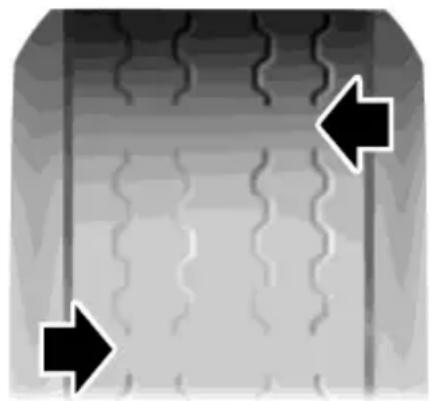 Lincoln MKX (2015) - Tire Wear - 1