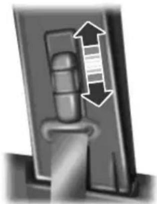 Lincoln MKX (2015) - SAFETY BELT HEIGHT ADJUSTMENT - 2
