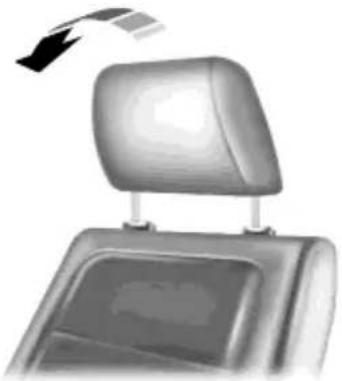 Lincoln MKX (2015) - Tilting Head Restraints (If Equipped) - 1