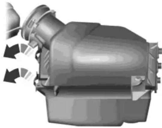 Lincoln MKX (2015) - Changing the air filter element - 1