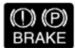 Lincoln MKX (2015) - Brake system warning light - 1