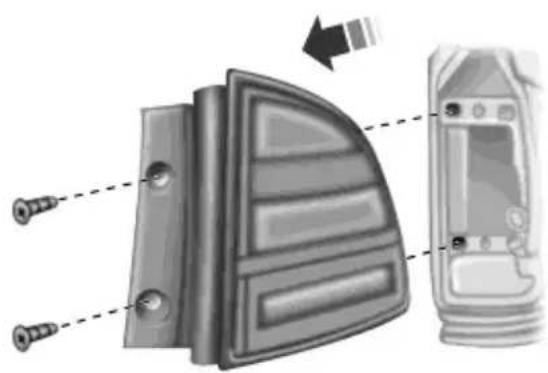 Lincoln MKX (2015) - Replacing backup lamp bulbs - 1