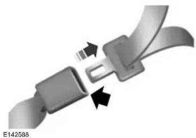 Lincoln MKC (2015) - FASTENING THE SAFETY BELTS - 2