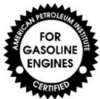 AMERICAN PETROLEUM INSTITUTE FOR GASOLINE ENGINES CERTIFIED
