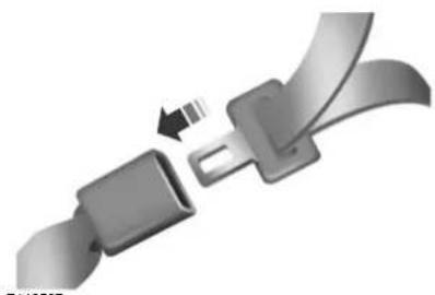 Lincoln MKC (2015) - FASTENING THE SAFETY BELTS - 1