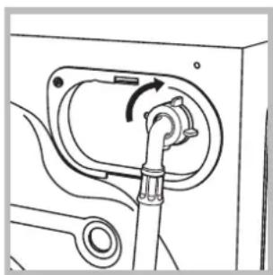 INDESIT IWC 61251 C ECO EU - Connecting the water inlet hose - 2