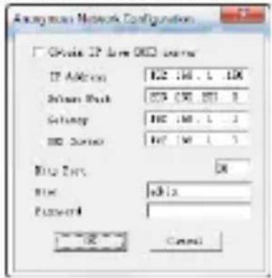 VELLEMAN CAMIP7N - Netzwerkeinstellungen (Network Configuration) - 1