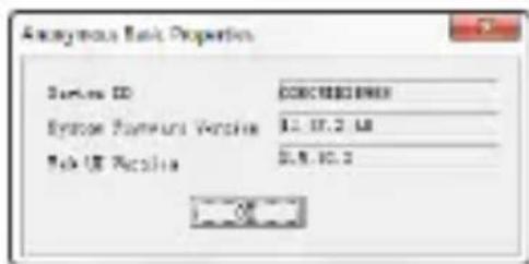 Anonymous Bank Properties System ID COMPUTED BANK System Name Version 1.0.17.2.18 Web ID Version 2.9.10.2 1.0