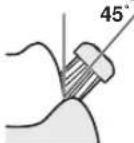 PANASONIC EW-DL82-W - How to apply/move when brushing your teeth - 1