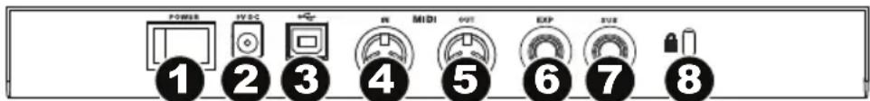 POWER HVDC W MIDI OUT EXP SUE 1 2 3 4 5 6 7 8