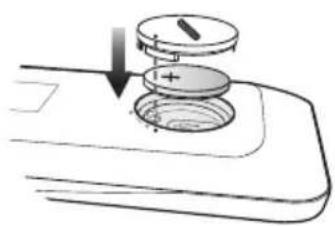 Diagram of a mechanical device with a circular component and an arrow indicating motion.