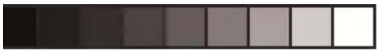 Gradient color bar transitioning from black to white (no text or symbols)