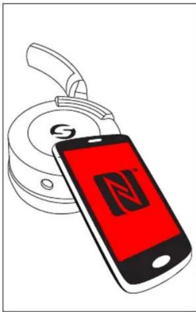 SAMSON RTE 2 - Mit einem NFC Bluetooth® Gerät verbinden - 1