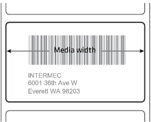 Media width INTERMEC 6001 36th Ave W Everett WA 98203