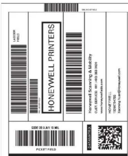 LADDER FIELD HONEYWELL PRINTERS CODE 25 3 JN1 15 MIL PICKET FIELD Honeywell Scanning & Mobility CLUST. SERVICE: 001 1480 263 3109 www.honeywellinfo.com HONEYWELL 1226764765 Xiaoming Ylan@Honeywell.com DATAJATRA