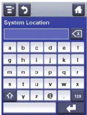 System Location a b c d e f g h i j k l m n o p q r s t u v w x y z @ . 123