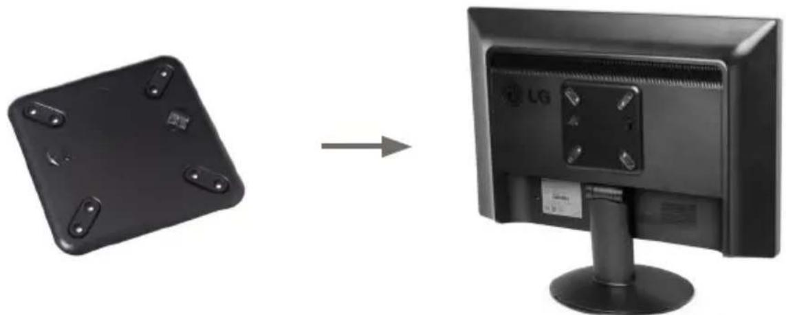 Zotac ZBOX CI320 nano Plus - Mounting the ZOTAC ZBOX nano to a LCD monitor - 1