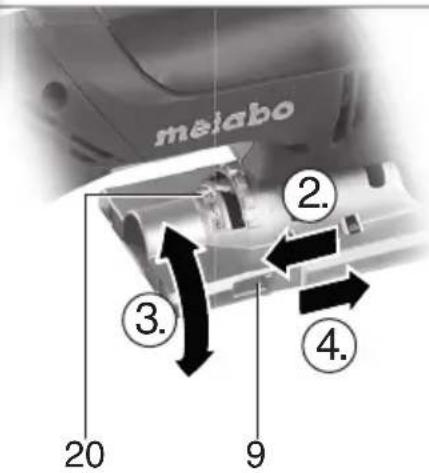 metabo 20 9 ③. ②. ④.